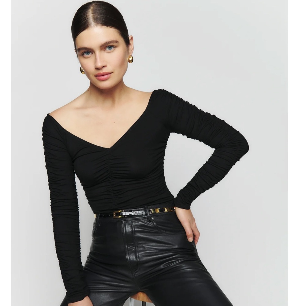 Reformation Leonora Knit Top